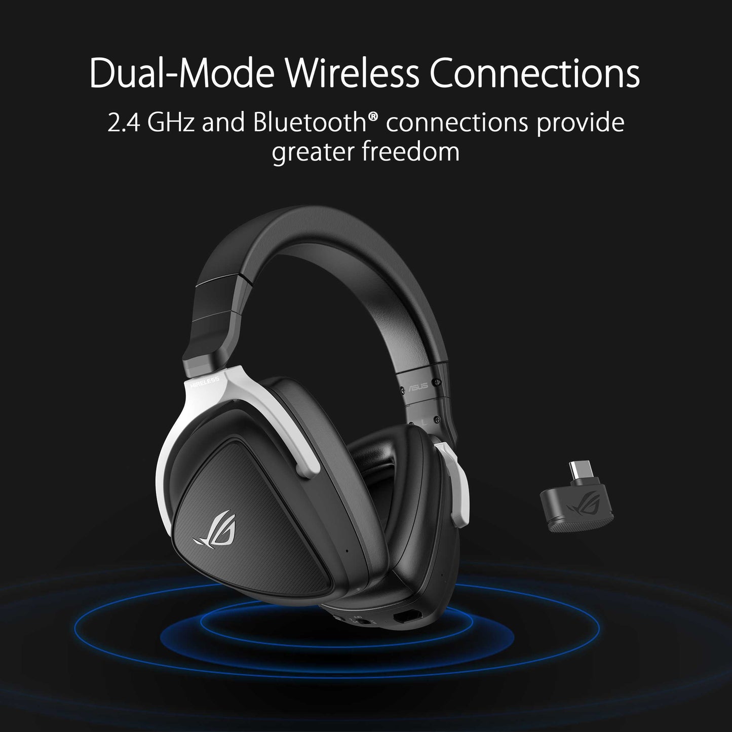 ASUS ROG DELTA S WL AI-Powered Noise-cancelling Wireless Gaming Headset