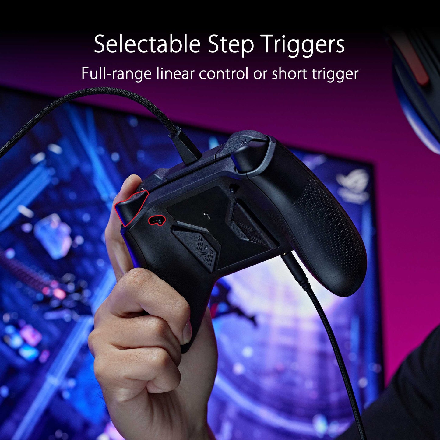 ASUS ROG RAIKIRI RGB PC / Xbox OLED Gaming Controller