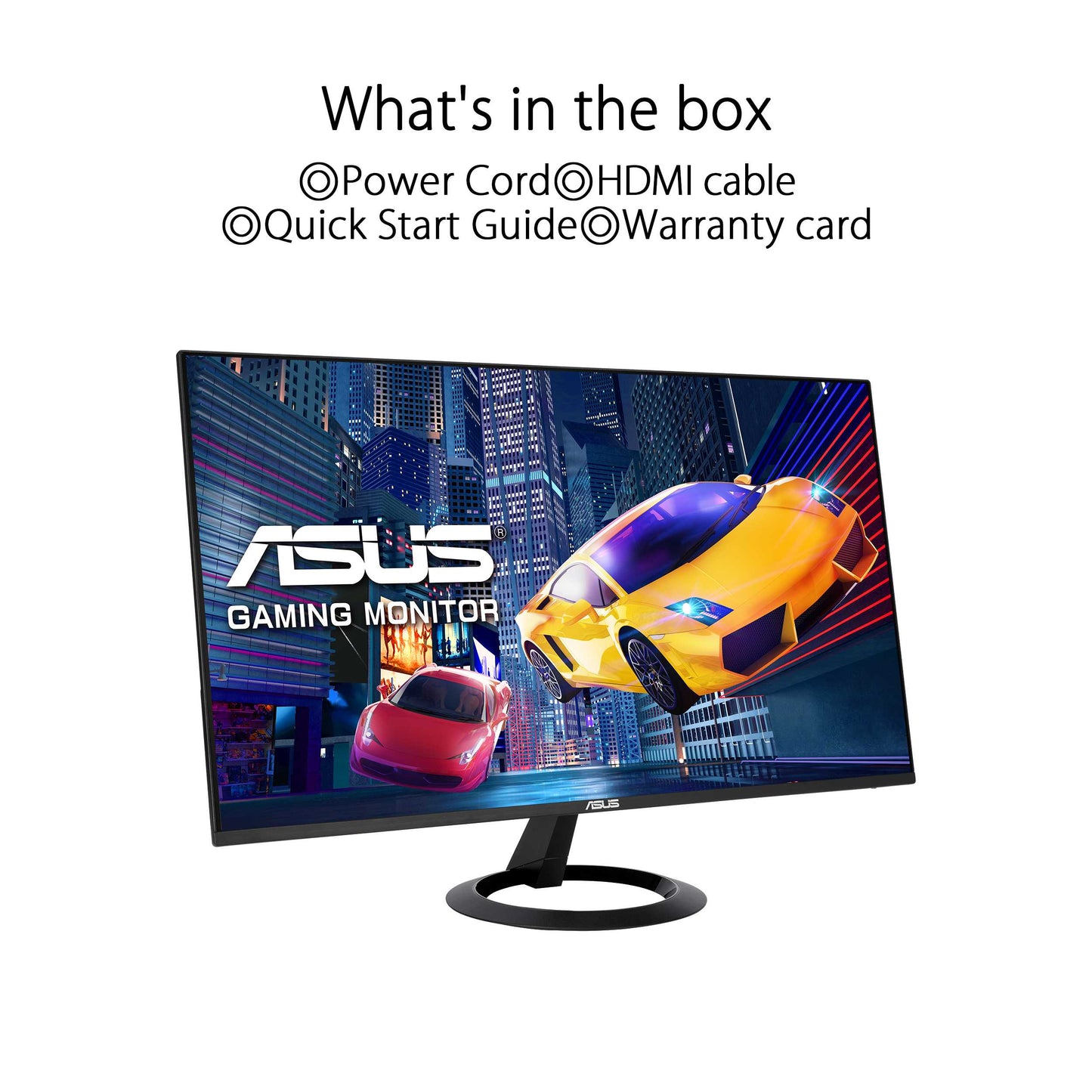 [Clearance/Box Damaged] ASUS VZ27EHF Eye Care Monitor - 27" Full HD, IPS, 100Hz, 1ms MPRT, HDMI, VESA
