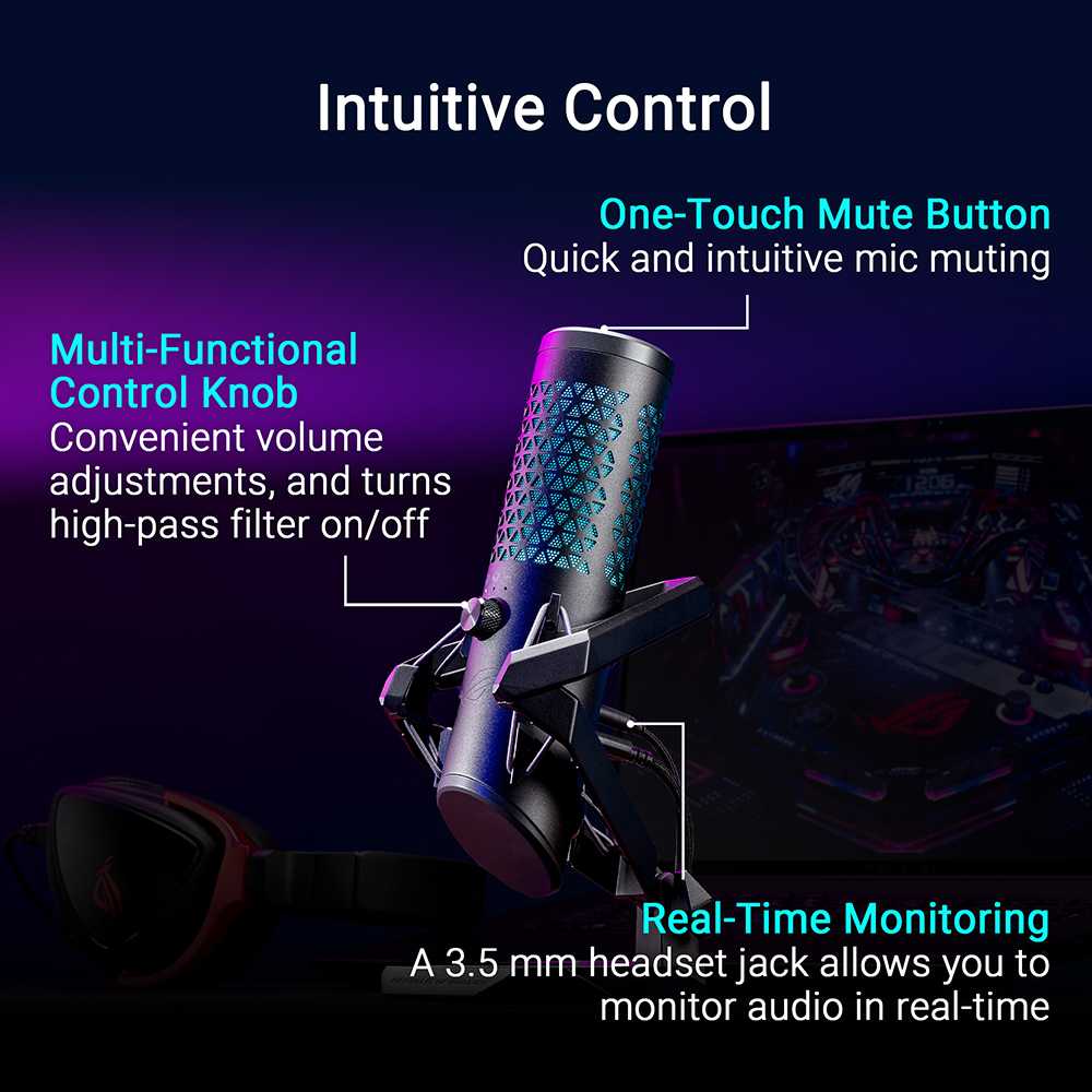 ASUS ROG Carnyx USB Condenser Gaming Microphone