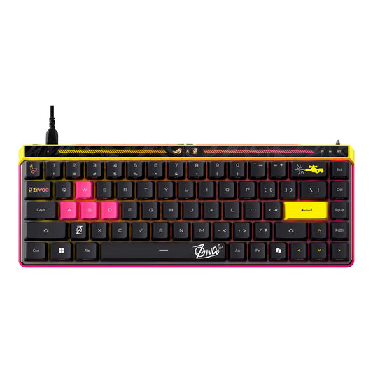 [BUNDLE] ASUS ROG Falchion Ace HFX ZywOo Edition 65% Wired Gaming Keyboard + NC23 ROG Hone Control Ace L Vitality Edition Mouse Pad