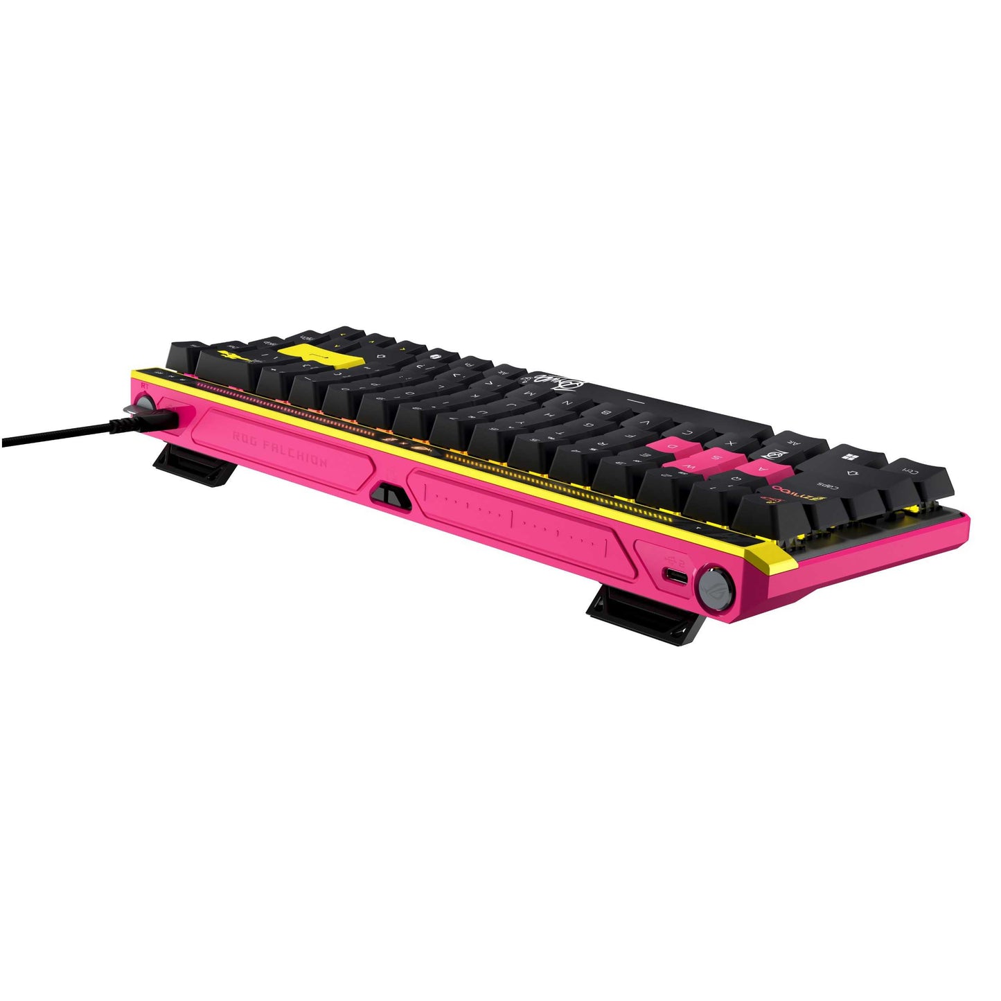 [BUNDLE] ASUS ROG Falchion Ace HFX ZywOo Edition 65% Wired Gaming Keyboard + NC23 ROG Hone Control Ace L Vitality Edition Mouse Pad