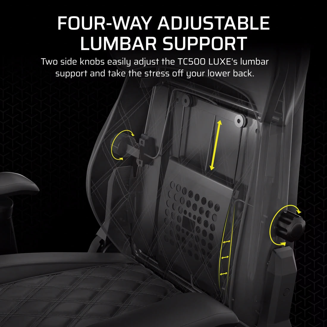 CORSAIR TC500 LUXE Gaming Chair -  Shadow / Frost / Sherwood