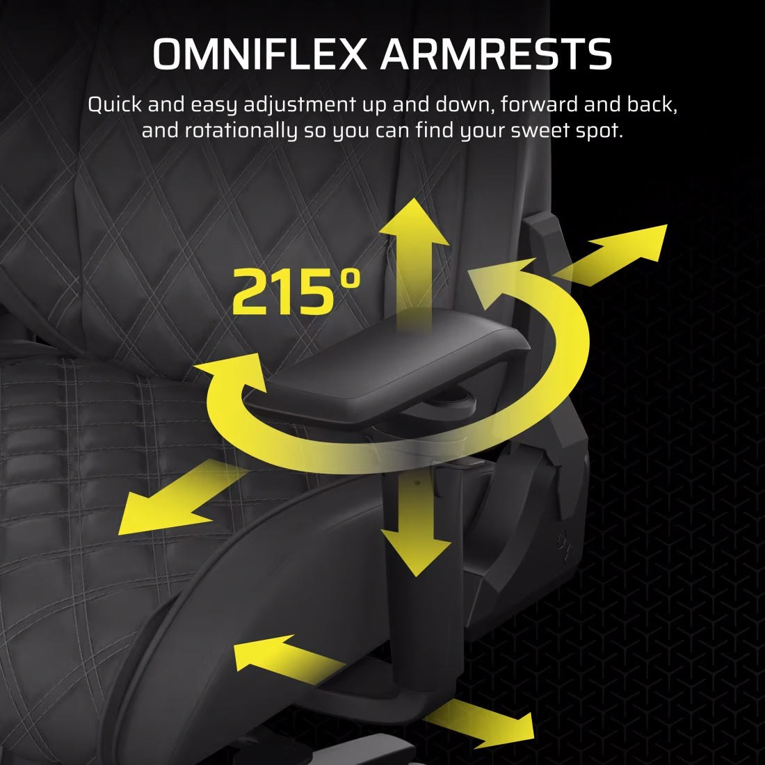 CORSAIR TC500 LUXE Gaming Chair -  Shadow / Frost / Sherwood