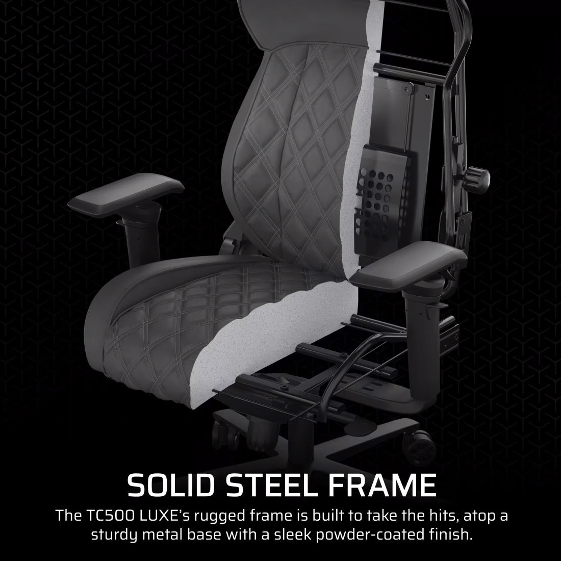 CORSAIR TC500 LUXE Gaming Chair -  Shadow / Frost / Sherwood