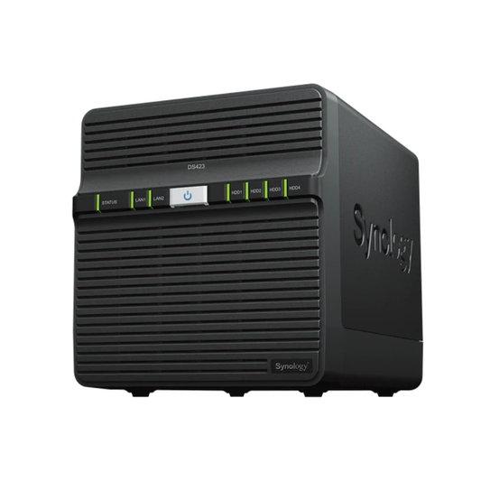 Synology 4-bay Value series Realtek RTD1619B quad-core processor ,2GB DDR4 onboard (non-upgradable)