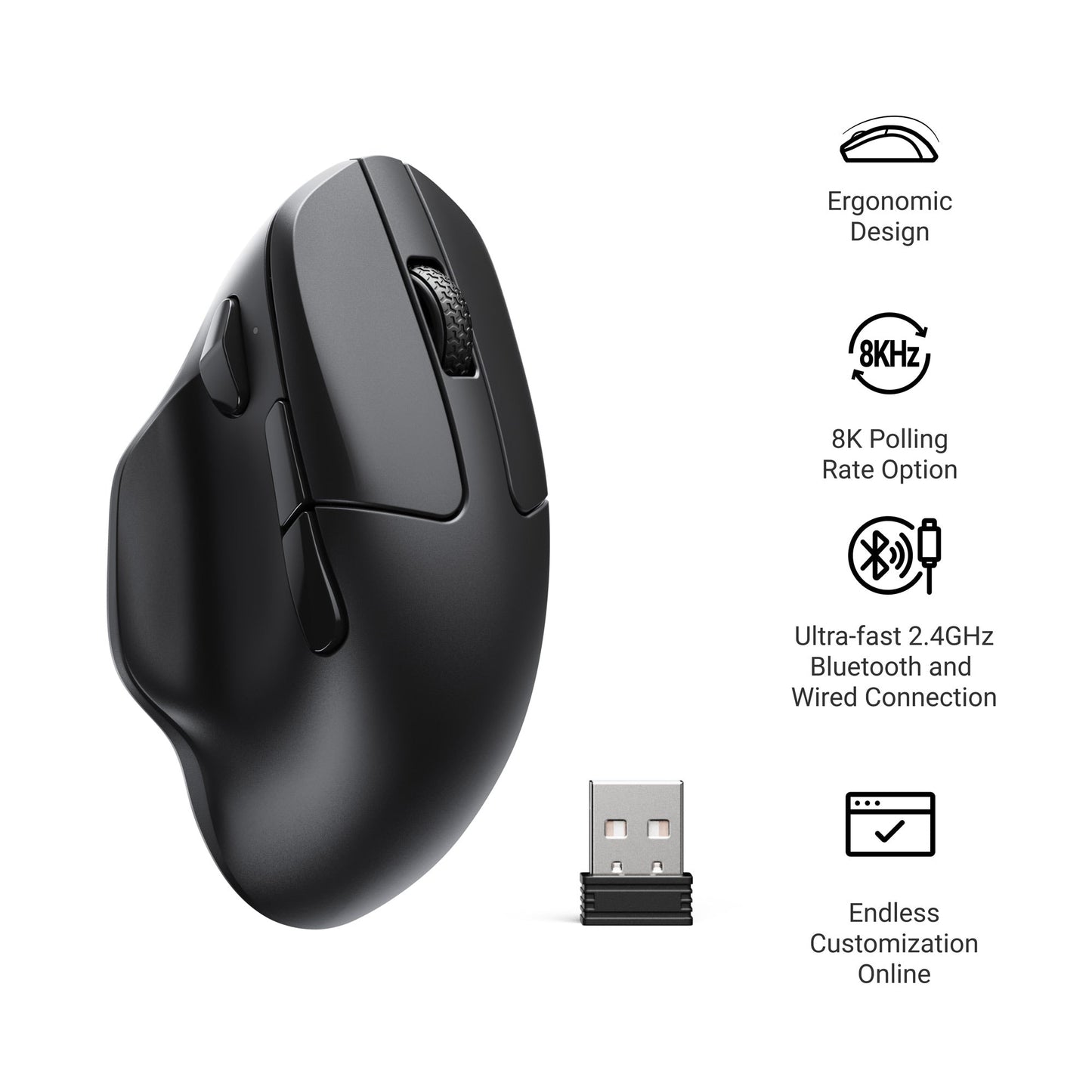 Keychron M7 BT/2.4GHz/Wired Mouse