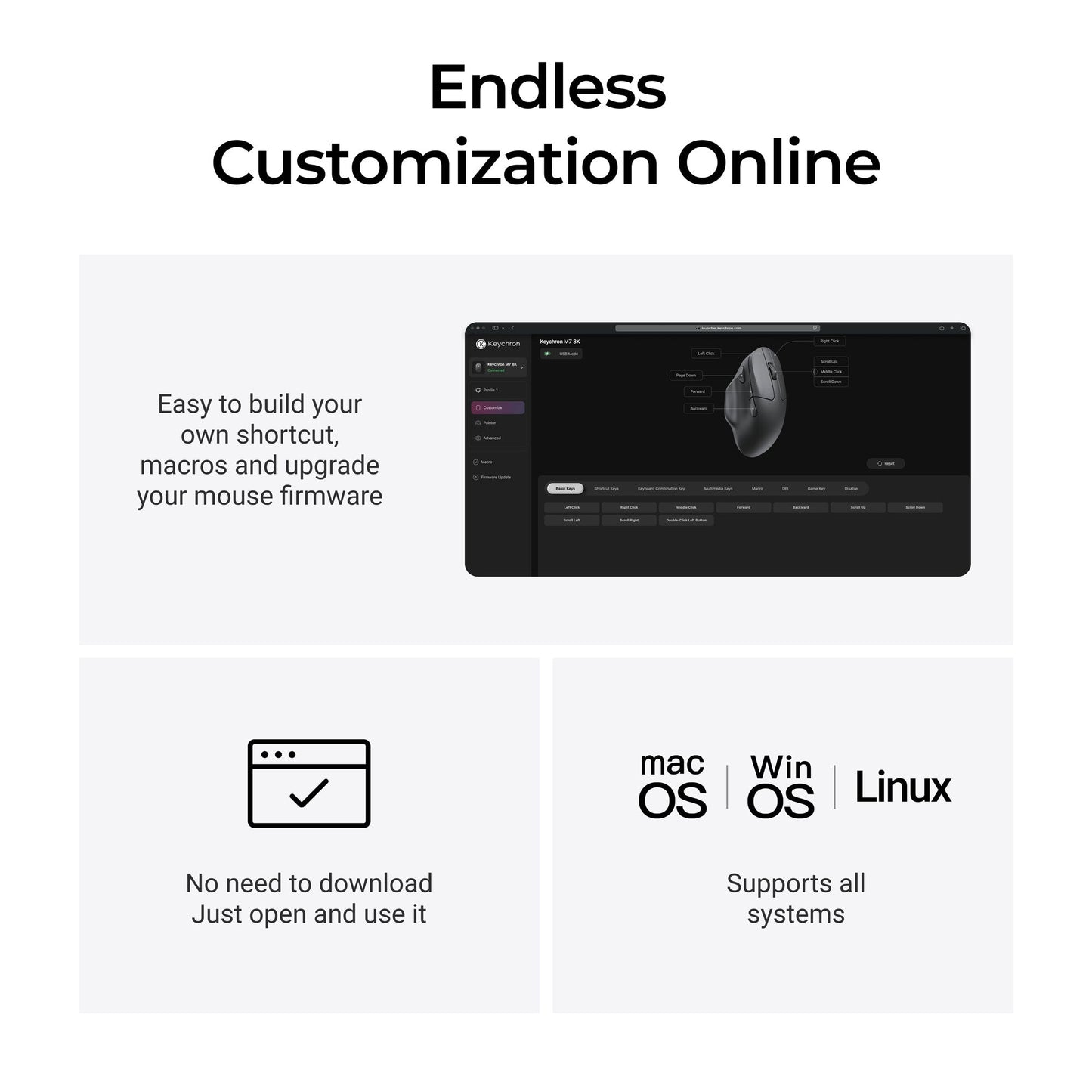 Keychron M7 Launcher Customization