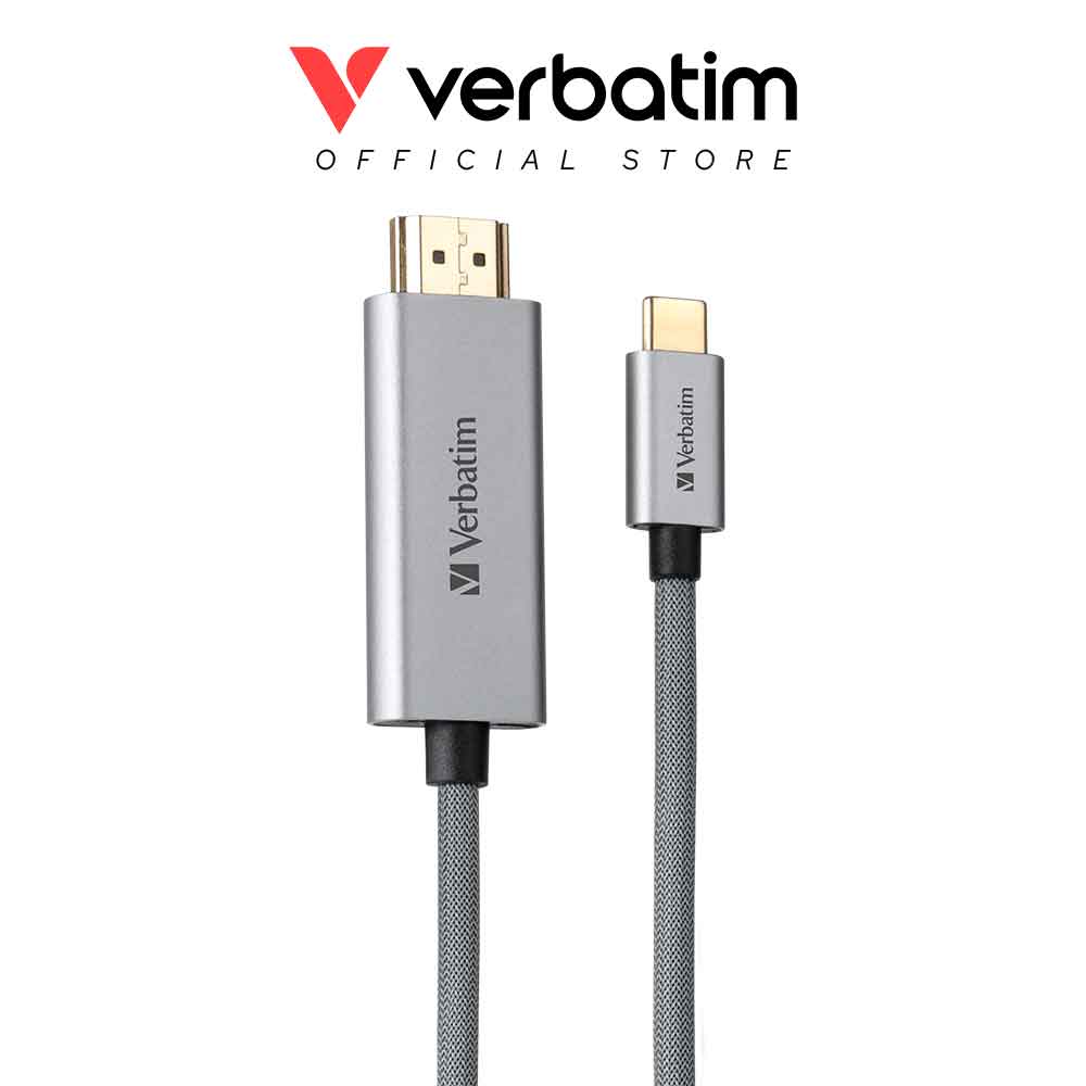 Verbatim 200cm Type-C 3.1 to 4K HDMI 2.0 Cable - VM-65709