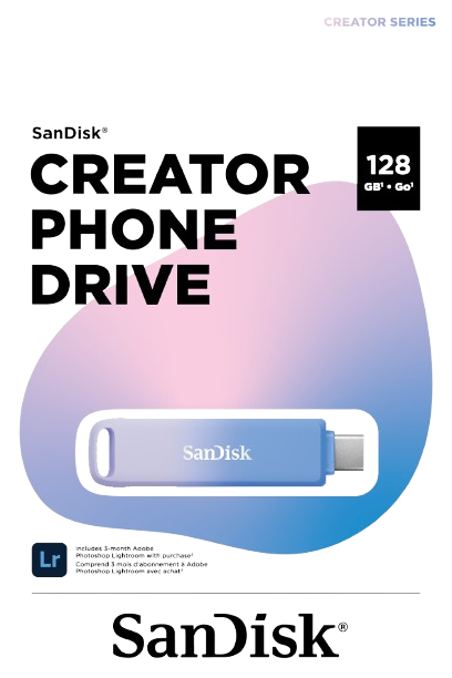 SanDisk® Creator Phone Drive [128GB/256GB]