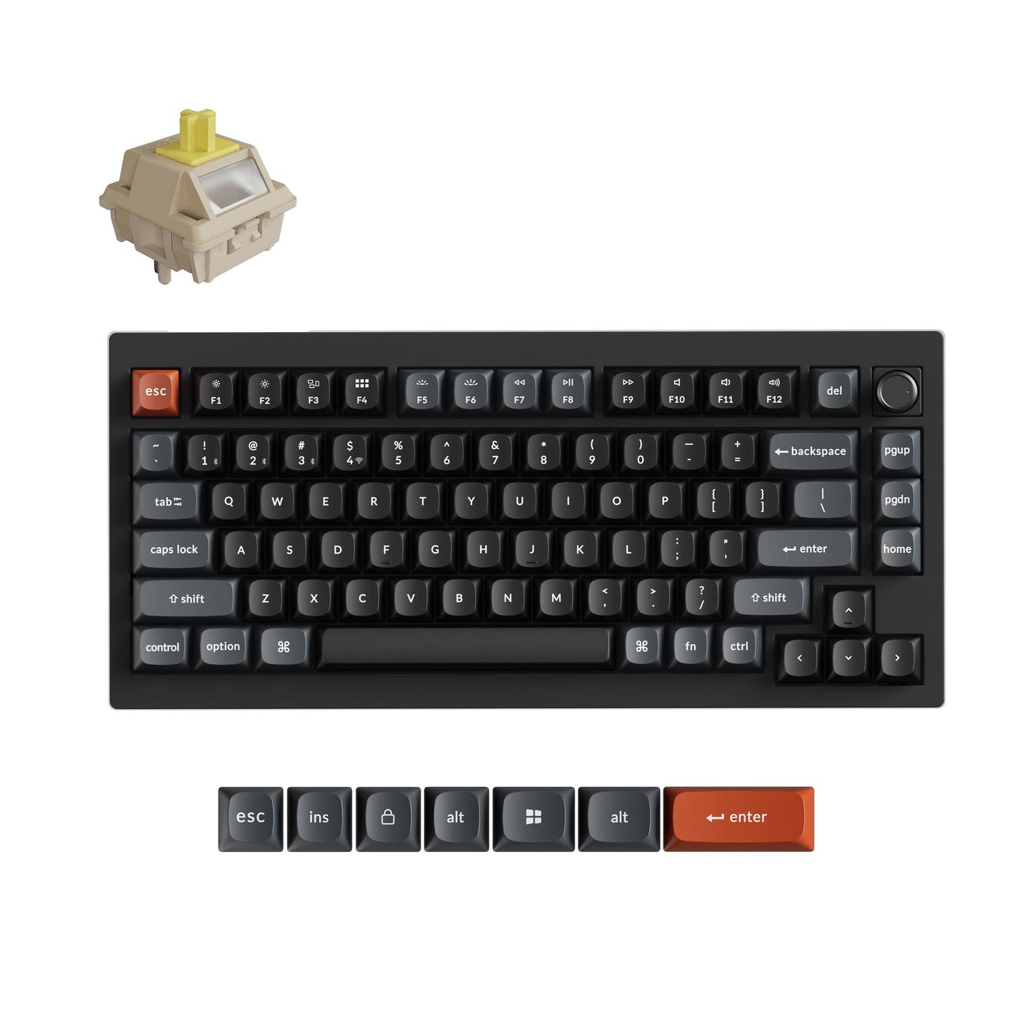 Keychron V1 Ultra 8K - Banana Switch