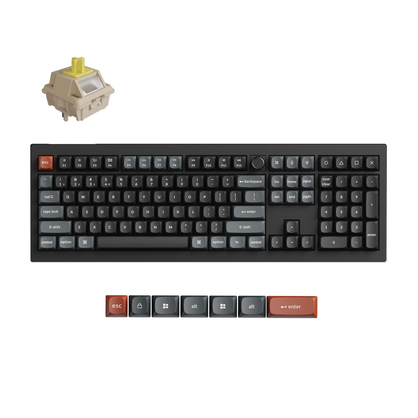 Keychron V6 Ultra 8K - Banana Switch