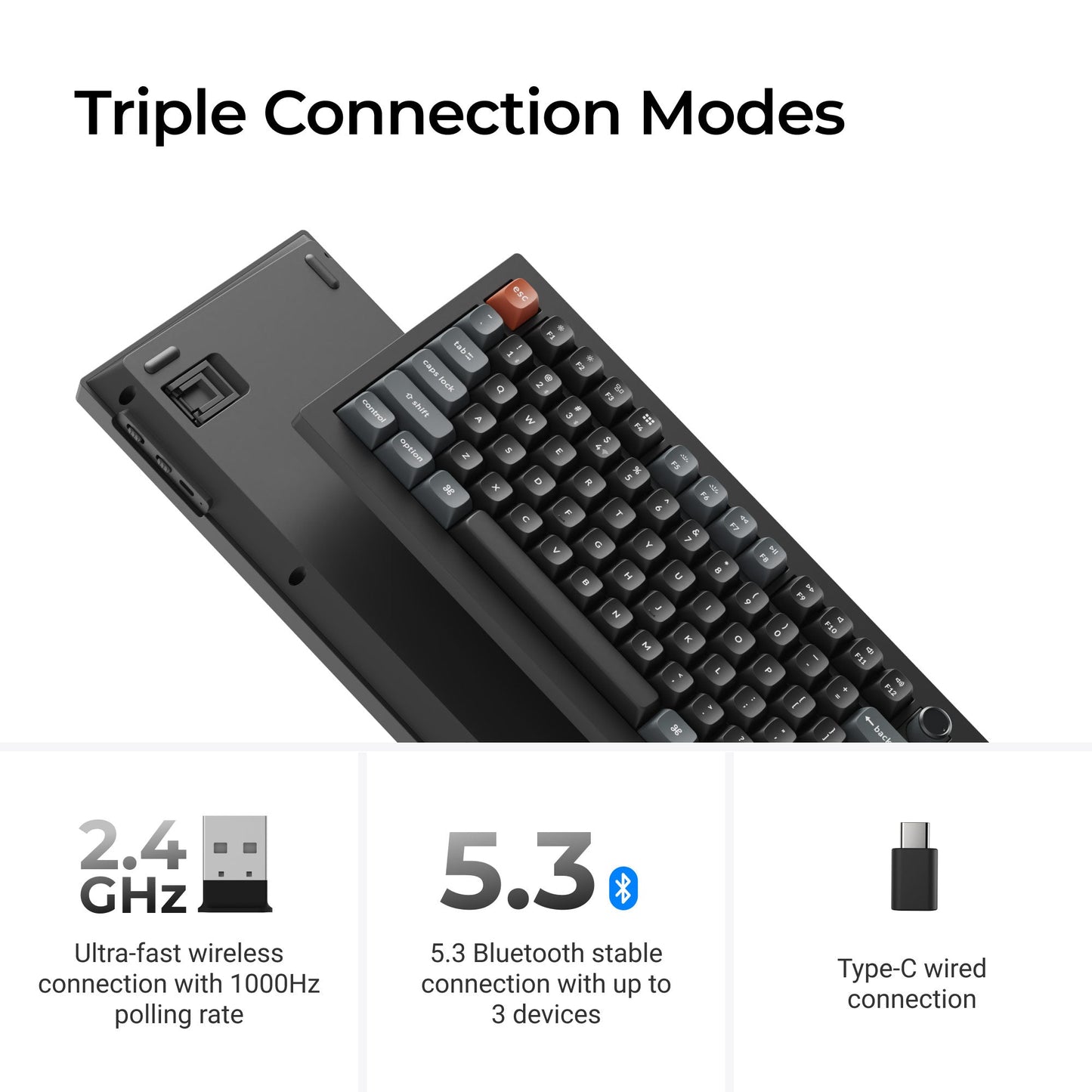 Keychron V6 Ultra 8K Triple Connection Modes