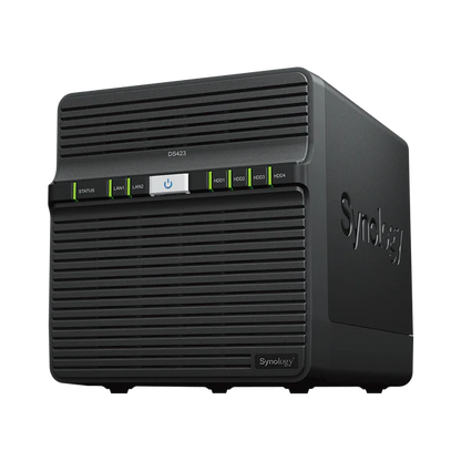 Synology 4-bay Value series Realtek RTD1619B quad-core processor ,2GB DDR4 onboard (non-upgradable)